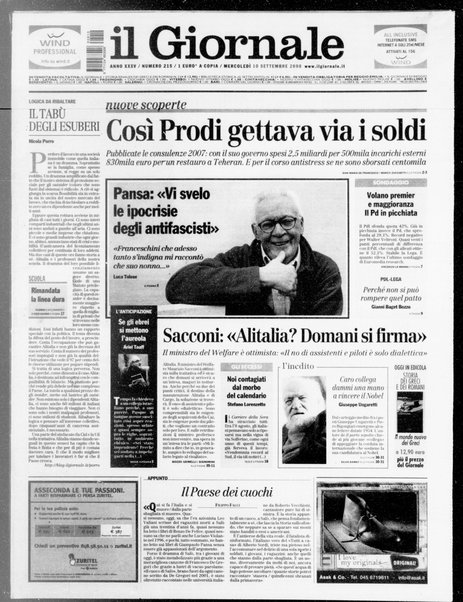 Il giornale : quotidiano del mattino